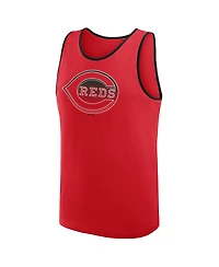 Logo Athletic Men's Red Cincinnati Reds Unmatched Success Tank Top
