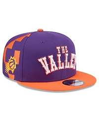 New Era Big Boys and Girls Purple Phoenix Suns 2024/25 City Edition 9FIFTY Snapback Hat