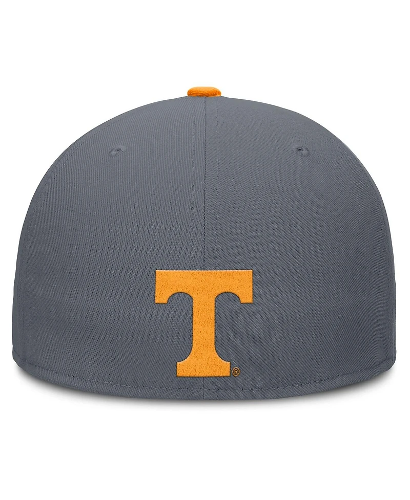 Nike Men's Gray Tennessee Volunteers True Primetime Performance Fitted Hat