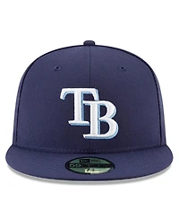New Era Men's Navy Tampa Bay Rays National Baseball Hall of Fame 59FIFTY Fitted Hat