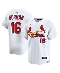 Nike Men's Nolan Gorman White St. Louis Cardinals Home Limited Player Jersey