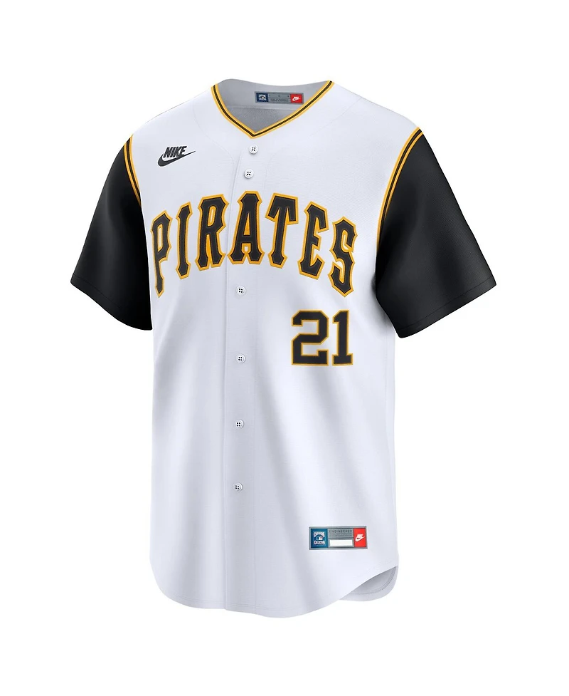 Nike Men's Roberto Clemente White Pittsburgh Pirates Cooperstown Collection Limited Jersey