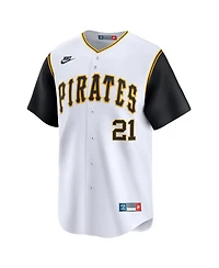 Nike Men's Roberto Clemente White Pittsburgh Pirates Cooperstown Collection Limited Jersey