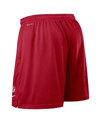 Nike Men's Red Tampa Bay Buccaneers Sideline Reversible Performance Shorts