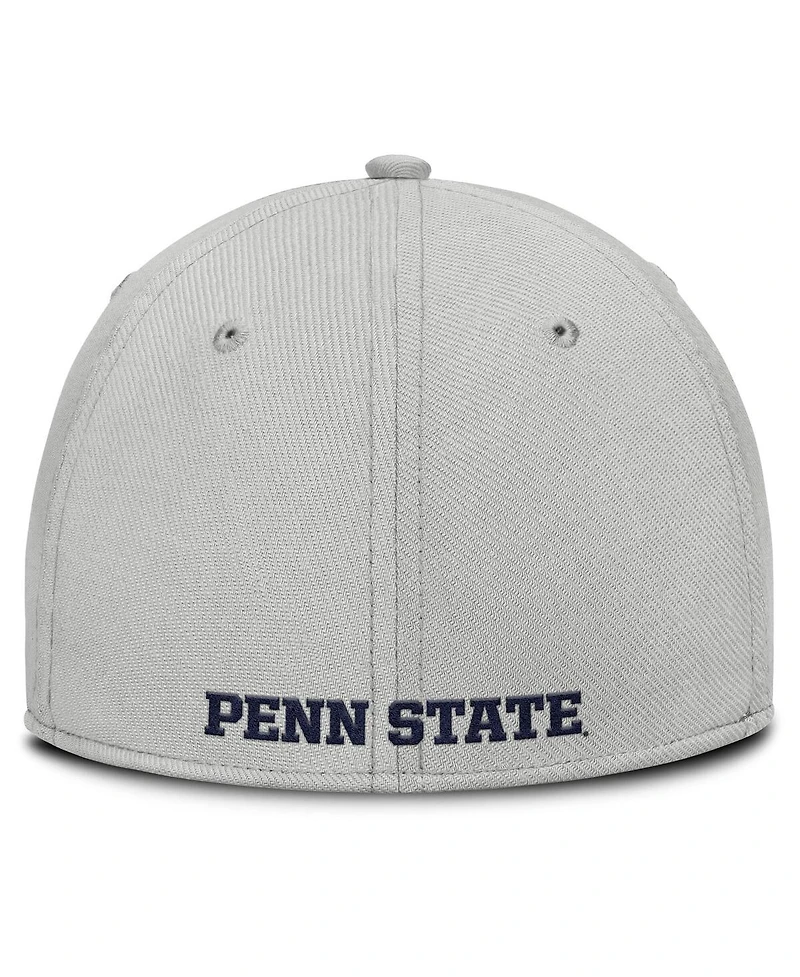 Nike Men's Gray Penn State Nittany Lions Rise Practice Performance Adjustable Hat