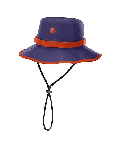 Nike Men's Purple Clemson Tigers 2025 Sideline Apex Boonie Performance Bucket Hat