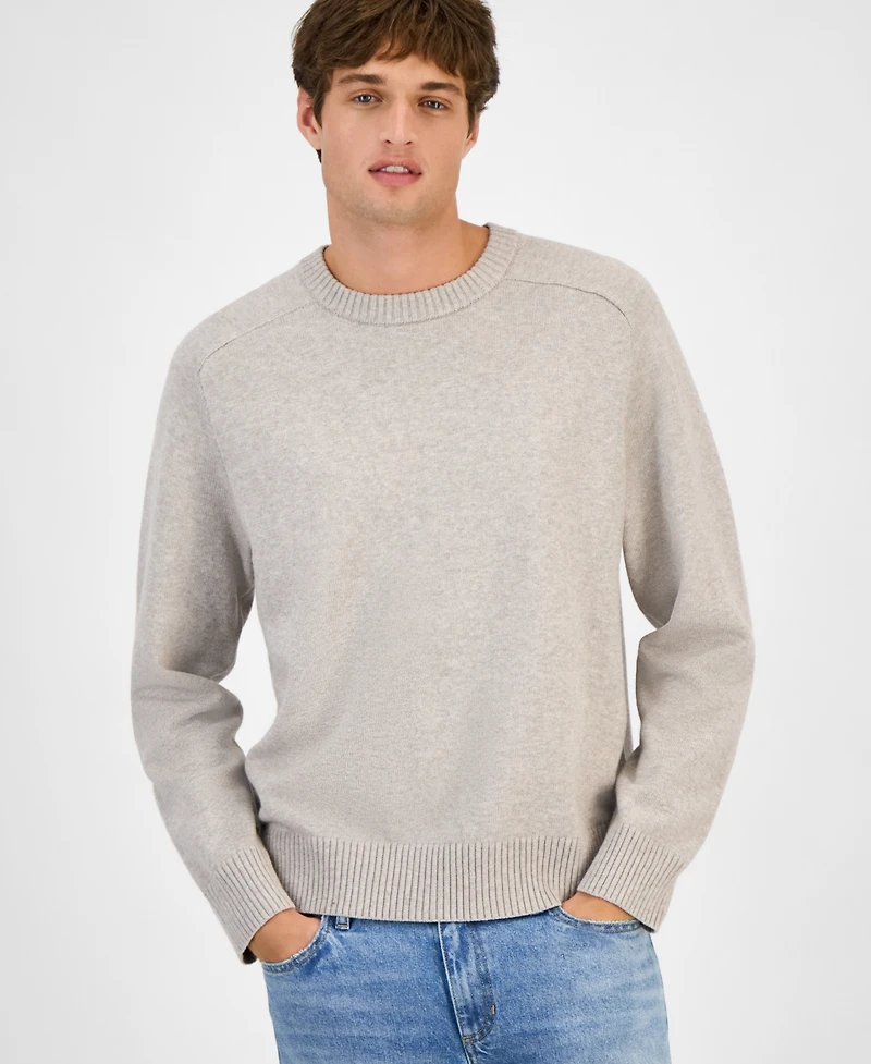 Sun + Stone Men's Crewneck Sweater, Macy's Exclusive