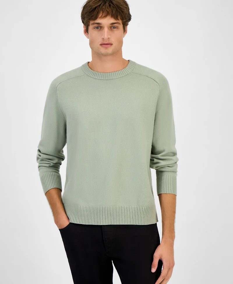 Sun + Stone Men's Crewneck Sweater, Macy's Exclusive