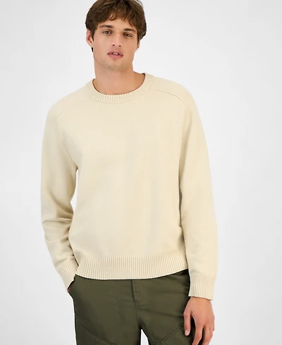 Sun + Stone Men's Crewneck Sweater, Macy's Exclusive