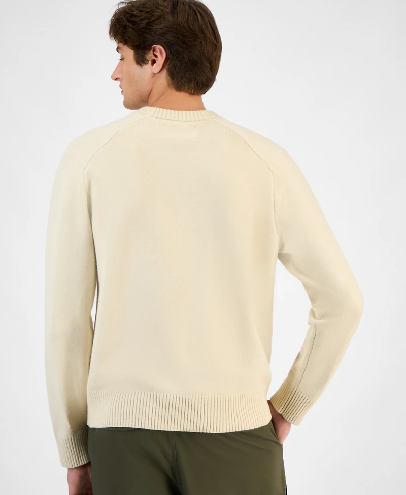 Sun + Stone Men's Crewneck Sweater, Macy's Exclusive