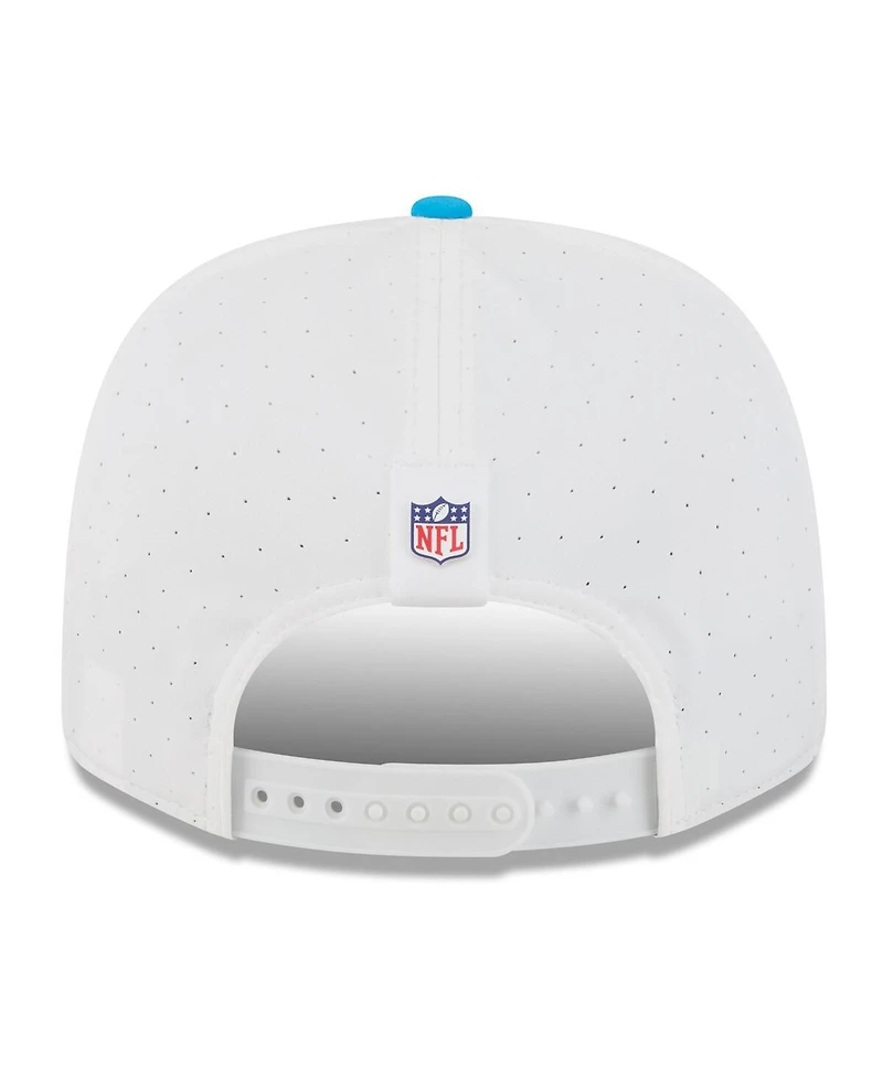 New Era Men's White/Blue Carolina Panthers 2025 Nfl Training Camp 9SEVENTY Adjustable Hat