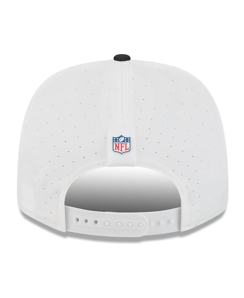 New Era Men's White/Black Baltimore Ravens 2025 Nfl Training Camp 9SEVENTY Adjustable Hat