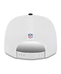 New Era Men's White/Black Baltimore Ravens 2025 Nfl Training Camp 9SEVENTY Adjustable Hat