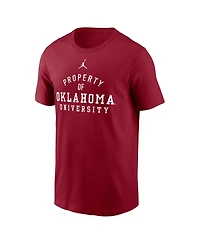 Jordan Men's Crimson Oklahoma Sooners 2025 Sideline Mantra Performance T-Shirt