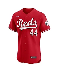Nike Men's Elly De La Cruz Red Cincinnati Reds Alternate Elite Jersey