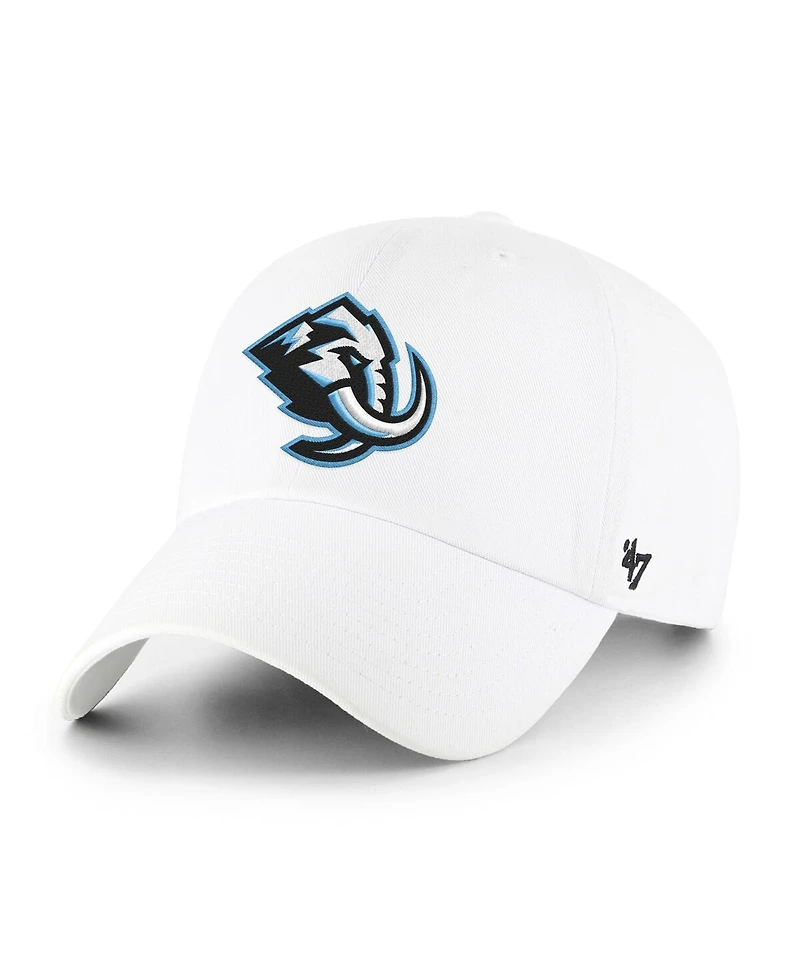 '47 Brand Men's White Utah Mammoth Clean Up Adjustable Hat