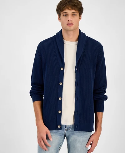 Sun + Stone Men's Alvin Cardigan Sweater, Created for Macy's