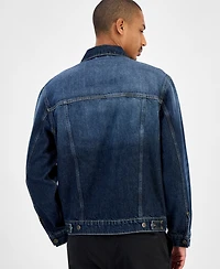 Sun + Stone Men's Denim Trucker Jacket, Macy's Exclusive