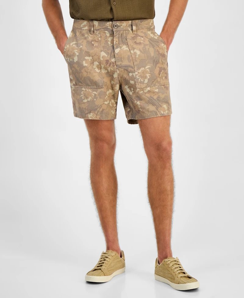 Sun + Stone Men's Camo Field Shorts, Macy's Exclusive