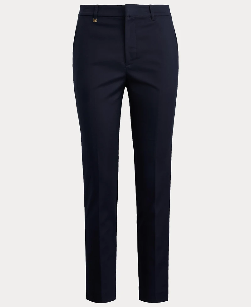 Lauren Ralph Double-Faced Stretch Cotton Pant