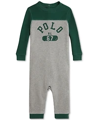Polo Ralph Lauren Baby Boys Waffle-Knit Coveralls