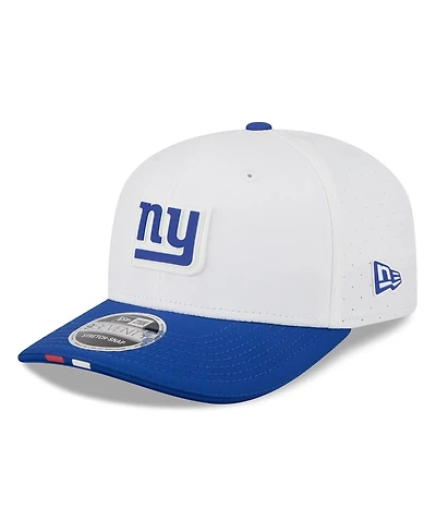 New Era Men's White/Royal New York Giants 2025 Nfl Training Camp 9SEVENTY Adjustable Hat