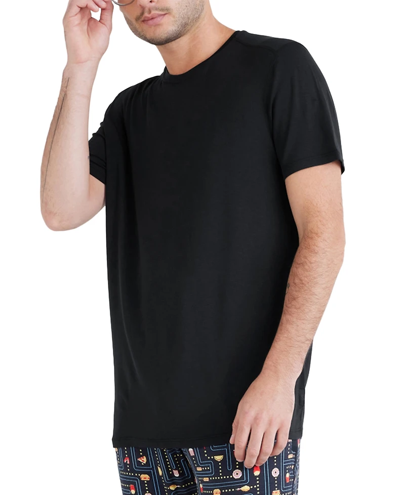 Saxx Men's Relaxed-Fit Snooze Heathered Sleep T-Shirt