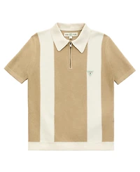 Guess Big Boys Stripe Quarter Zip Polo Shirt