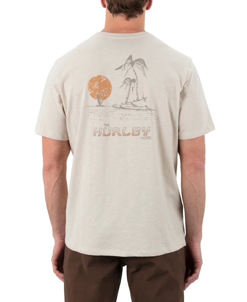 Hurley Men's Bora Slub Short Sleeve T-Shirt