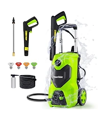 3300 Psi 2.0 Gpm Electric Pressure Washer with Foam Cannon & Hose Reel