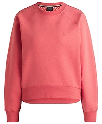 Boss by Hugo Women's Melange Cotton-Blend Sweatshirt