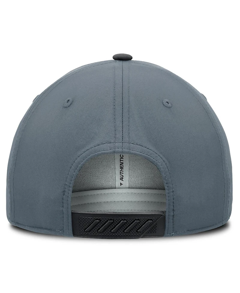 Fanatics Men's Gray/Charcoal Utah Mammoth Alternate Logo Adjustable Hat