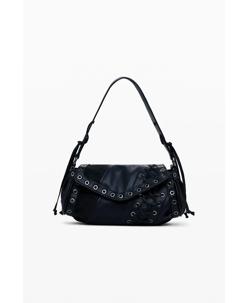 Desigual Women's Medium faux leather patch bag