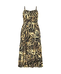 City Chic Plus Kehlani Print Maxi Dress