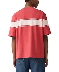 Levi's Men's Relaxed Fit Half Sleeve Striped-Chest T-Shirt