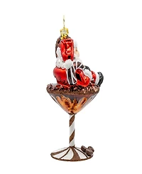 Christopher Radko Santas Merry Martini Brew Ornament
