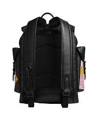 Coach Men's Hitch Signature Canvas with Patches Backpack