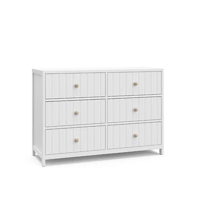 Graco Teddi 6 Drawer Double Dresser (White)