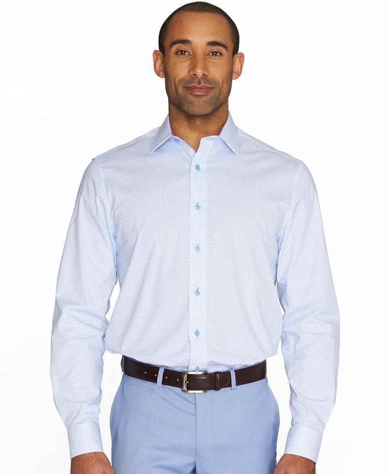 Nick Graham Men's Four-Leaf Clover Dress Shirt