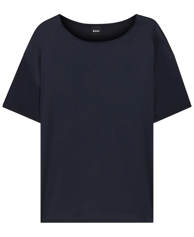 Boss by Hugo Women's Stretch-Silk Regular-Fit T-Shirt