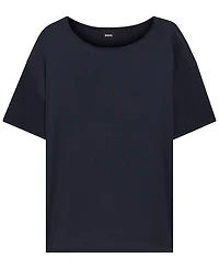 Boss by Hugo Women's Stretch-Silk Regular-Fit T-Shirt