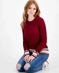 Tommy Hilfiger Women's Cotton Cable Knit Sweater