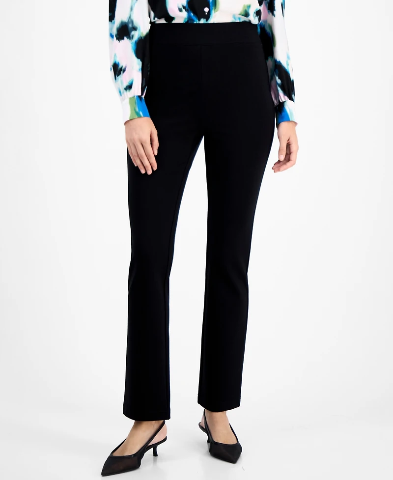 I.n.c. International Concepts Petite High-Rise Slim Straight-Leg Pants, Macy's Exclusive
