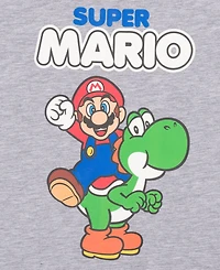 Mario Bros. Toddler Boys 2-Piece Crewneck T-Shirt and Shorts Set