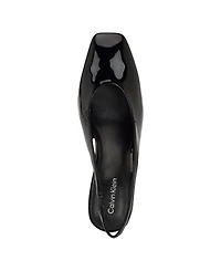 Calvin Klein Women's Raline Square Toe Slingback Pumps