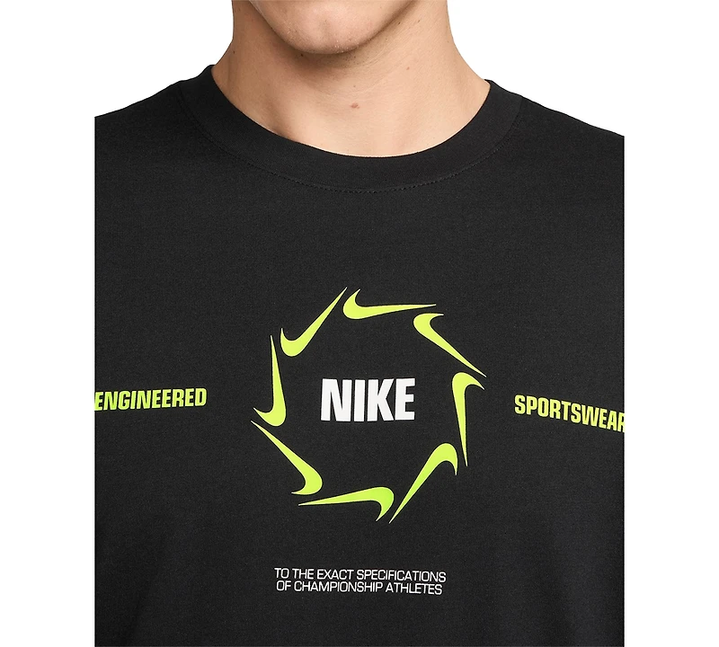 Nike Men's Sportswear Relaxed-Fit Logo Graphic T-Shirt
