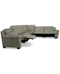 Julius Ii -Pc. Leather L Sectional with Power Recliners
