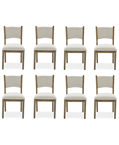 Nordic Upholstered Dining Chair, Set of 8