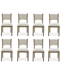 Nordic Upholstered Dining Chair, Set of 8