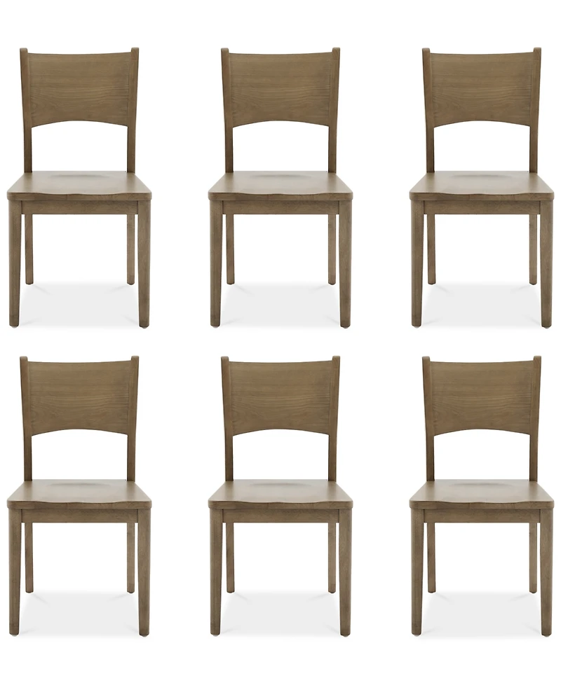 Nordic 6-Pc Side Chair Set